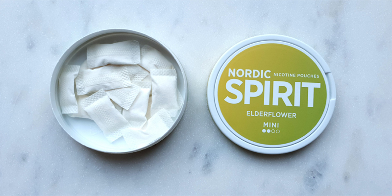 Nordic spirit elderflower nicotine pouches